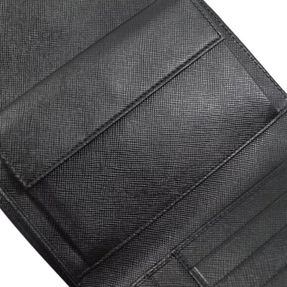 Prada Black Nylon Trifold Wallet Small Good - Picture 5 of 7